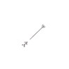 CROME DRUM ROD 19 CM COMPLETE