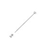 VARILLA TIMBAL CROME 41 CM COMPLETA