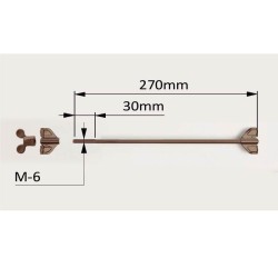 OLD TIMPANI ROD 27 CM COMPLETE