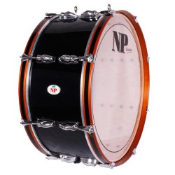 GROSSE CAISSE STANDARD BANDE CROME 55,9 Ø X 25 CM NOIR HONEY HOOPS GROOVE