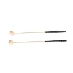MARTELO DE XILOFONE ESCOLAR ANEL DE FELTRO CABO DE PLÁSTICO 32 CM PAR