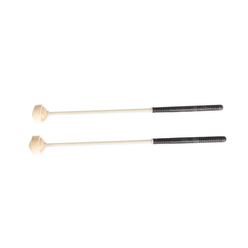 XYLOPHONE D’ÉCOLE MAILLET FEUTRE ANNEAU MANCHE PLASTIQUE 32 CM PAIRE
