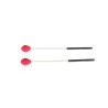 HIGH SCHOOL METALLOPHONE MALLET RED WOOL PLASTIC HANDLE 32 CM PAIR