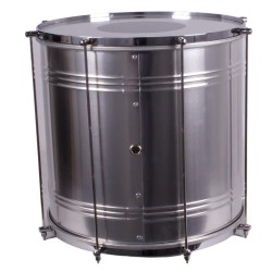 SURDO BAHIA ALUMINIUM IPANEMA 55,9 Ø X 40 CM ARGENT