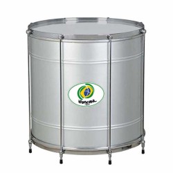 SURDO BAHIA ALUMINIO IPANEMA 50,8 Ø X 40 CM PLATA
