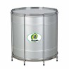SURDO BAHIA ALUMÍNIO IPANEMA 50,8 Ø X 40 CM PRATA