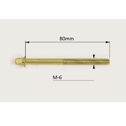 PARAFUSO DE TENSÃO M-6X70 MM OURO Pacote de 10