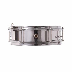 CAJA BANDA MADERA 30,5 Ø X 09 CM PLATA