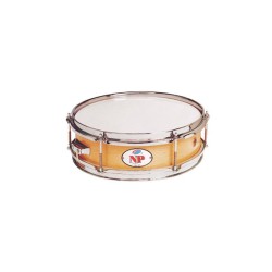 CAJA ESCUELA 25,4 Ø X 09 CM NATURAL AROS METÁLICOS