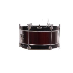 CHILDREN'S BROTHERHOOD DRUM 30,5 Ø X 11 CM RED WINE RINGS BLACK SMOOTH
