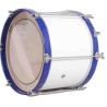 VARETAS DE TAMBOR TAMBORRADA 35,6 Ø X 24 CM ARGOLAS AZUL MARINHO BRANCO