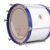 VARETAS DE TAMBOR TAMBORRADA 35,6 Ø X 24 CM ARGOLAS AZUL MARINHO BRANCO