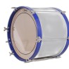VARETAS DE TAMBOR TAMBORRADA 35,6 Ø X 24 CM ARGOLAS AZUL MARINHO BRANCO