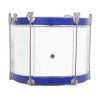 VARETAS DE TAMBOR TAMBORRADA 35,6 Ø X 24 CM ARGOLAS AZUL MARINHO BRANCO