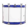 VARETAS DE TAMBOR TAMBORRADA 35,6 Ø X 24 CM ARGOLAS AZUL MARINHO BRANCO