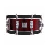 TAMBOR SAYÓN PASIÓN DEL SUR CROME 35,6 Ø X 14 CM ROJO VINO AROS GRAFITO LISO