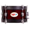 TAMBOR MINI SAYÓN NIÑOS CROME 25,4 Ø X 12 CM ROJO VINO AROS GRAFITO