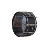 TAMBOR ARAHAL 38,1 Ø X 16 CM PRETO COM SUPORTE