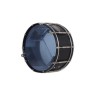 TAMBOR ARAHAL 38,1 Ø X 16 CM PRETO COM SUPORTE