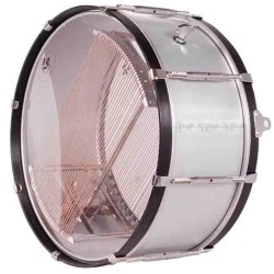 ARAHAL DRUM 38,1 Ø X 16 CM SILVER