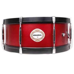 TAMBOR ARAHAL 38,1 Ø X 16 CM ROJO CON SOPORTE