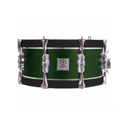 SAYÓN PASIÓN DEL SUR CROME DRUM 35.6 Ø X 14 CM GREEN GRAPHITE SMOOTH HOOPS