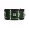 TAMBOR SAYÓN PASIÓN DEL SUR CROME 35,6 Ø X 14 CM VERDE AROS GRAFITO LISO