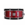 TAMBOR SAYÓN PASIÓN DEL SUR CROME 35,6 Ø X 14 CM ROJO CEREZA AROS GRAFITO LISO