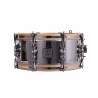 SAYÓN PASIÓN DEL SUR TAMBOR CROME 35,6 Ø X 14 CM PRATA NATURAL HOOPS GROOVE
