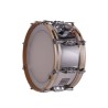 SAYÓN PASIÓN DEL SUR TAMBOR CROME 35,6 Ø X 14 CM PRATA NATURAL HOOPS GROOVE