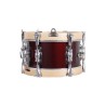 SAYÓN PASIÓN DEL SUR CROME DRUM 10" X 14 CM WINE RED EARRINGS NATURAL SMOOTH