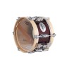 SAYÓN PASIÓN DEL SUR CROME DRUM 10" X 14 CM WINE RED EARRINGS NATURAL SMOOTH