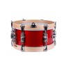TAMBOR SAYÓN PASIÓN DEL SUR CROME 30,5 Ø X 14 CM ROJO CEREZA AROS NATURAL LISO