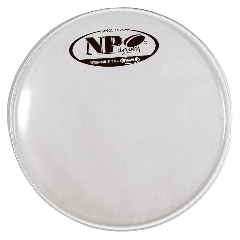 14" PARCHE EVANS GENERA G1 TRANSPARENTE LOGO NP 35,6 Ø