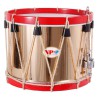 TAMBOR GRANADERO CUERDA 35,6 Ø X 25 CM ORO AROS FUEGO