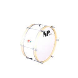 BOMBO CHARANGA 40,6 Ø X 20 CM BLANCO AROS...