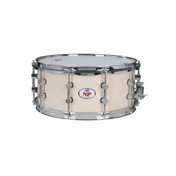 CAJA DESIRE MADERA CROME 35,6 Ø X 12 CM COCO AROS METÁLICOS