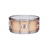 CAJA DESIRE MADERA CROME 35,6 Ø X 13 CM NATURAL AROS METÁLICOS