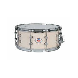 CAJA DESIRE MADERA CROME 35,6 Ø X 16 CM COCO AROS METÁLICOS