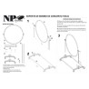 BASS DRUM CONCERT STAND 101.6 Ø