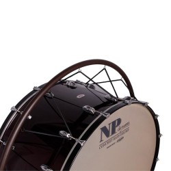 BOMBO CONCIERTO CROME 91,4 Ø X 50 CM NEGRO CON SOPORTE