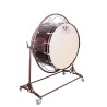 CONCERTO BAIXO TAMBOR CROME 40" X 20" VINHO TINTO COM SUPORTE