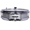 CAJA BANDA ALUMINIO 35,6 Ø X 09 CM PLATA