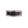 CAJA BANDA ALUMINIO 35,6 Ø X 09 CM NEGRO