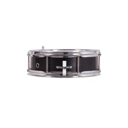 CAJA BANDA ALUMINIO 35,6 Ø X 09 CM NEGRO