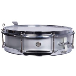 CAJA BANDA ALUMINIO 33,0 Ø X 09 CM PLATA