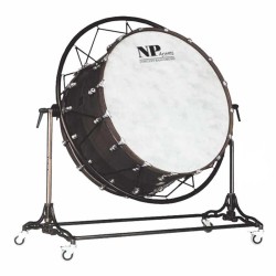 BLACK CROME 32" X 20" CONCERT BASS DRUM...