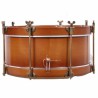 TABAL MORELLANO PIEL 35,6 Ø X 14 CM CON VARILLAS