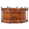 TABAL MORELLANO PIEL 35,6 Ø X 14 CM CON VARILLAS