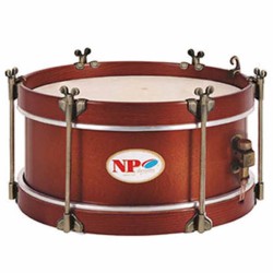 TABAL MORELLANO PIEL 35,6 Ø X 14 CM CON VARILLAS
